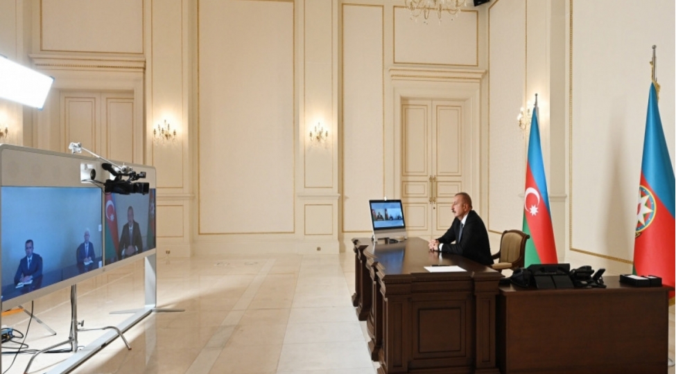 prezident-ilham-eliyev-celilabad-ve-shemkirin-yeni-icra-bashchilarini-videoformatda-qebul-edib