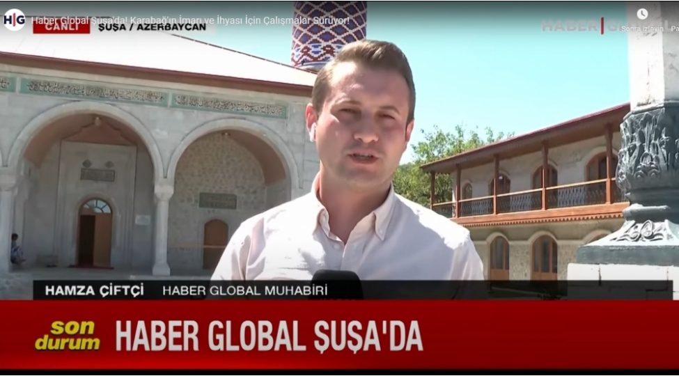 haber-global-shushada-aparilan-berpa-ve-yenidenqurma-ishleri-ile-bagli-reportaj-hazirlayib-video