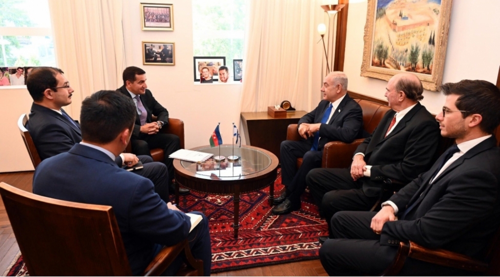 hikmet-haciyev-netanyahu-ile-gorushub-foto
