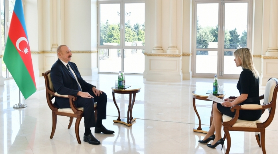 Azərbaycan Prezidenti İlham Əliyev “Euronews” televiziyasına müsahibə verib - 