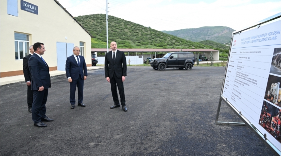 “Qoç Ət” Kəndli Fermer Təsərrüfatı MMC-nin Xocalının Xanabad kəndindəki heyvandarlıq kompleksinin açılışı olub - 