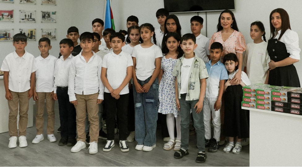 Leyla Əliyeva və Arzu Əliyeva Xızı rayonuna səfər ediblər