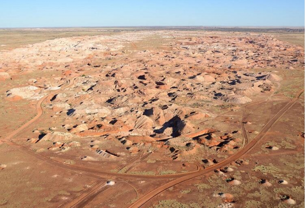 Mine tailing. Coober Pedy.