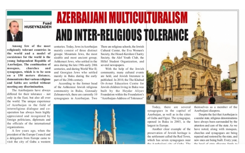 Azərbaycan multikulturalizmi və dini tolerantlığı” - "İki sahil"