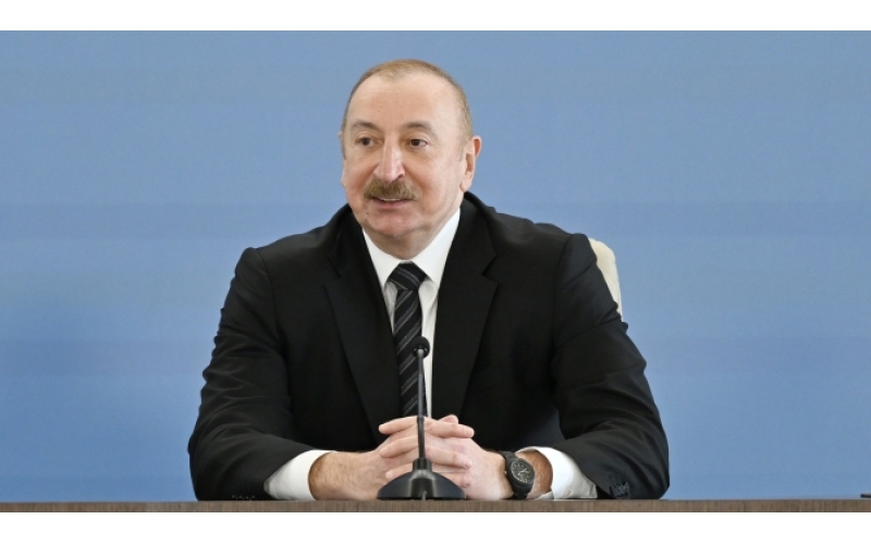 Prezident İlham Əliyev: Biz cəmi doqquz aydır ki, sülh şəraitində ...
