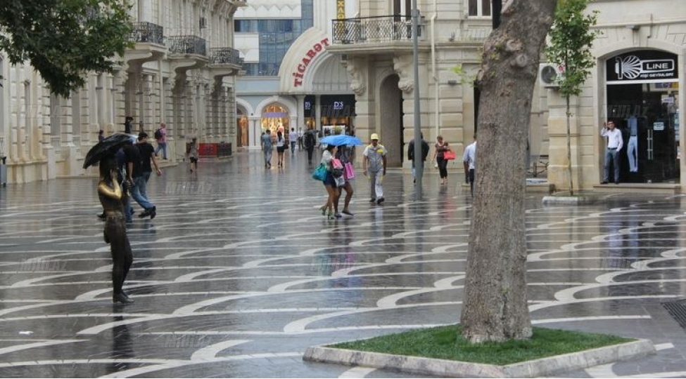 Самая точная погода в баку. Дождь в Баку. Дождливый Баку. Дождь в Азербайджане. Баку климат.