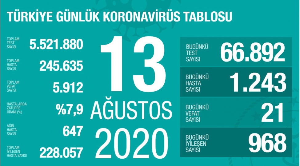 turkiyede-daha-1243neferde-koronavirus-ashkarlandi