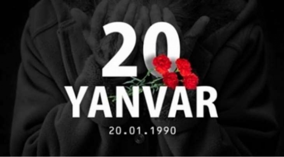 20 Yanvar şəhidlərinin xatirəsi anılıb