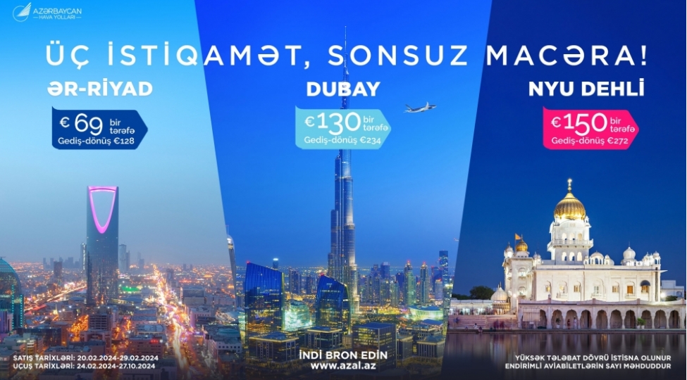 azal-dan-xususi-teklif-dubay-er-riyad-ve-nyu-dehli-marshrutu-uzre-endirimler
