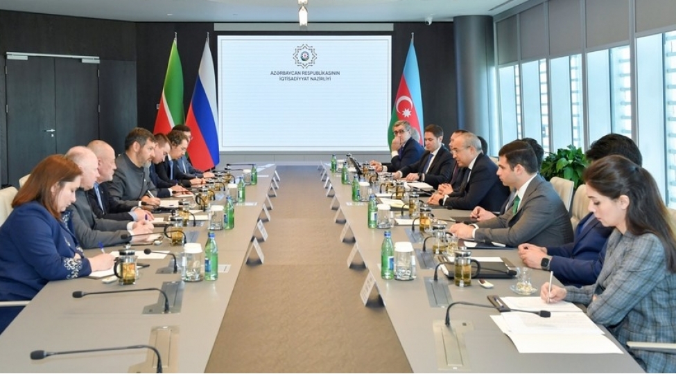 Azərbaycan Tatarıstanla iqtisadi tərəfdaşlığının inkişaf istiqamətlərini müzakirə edib