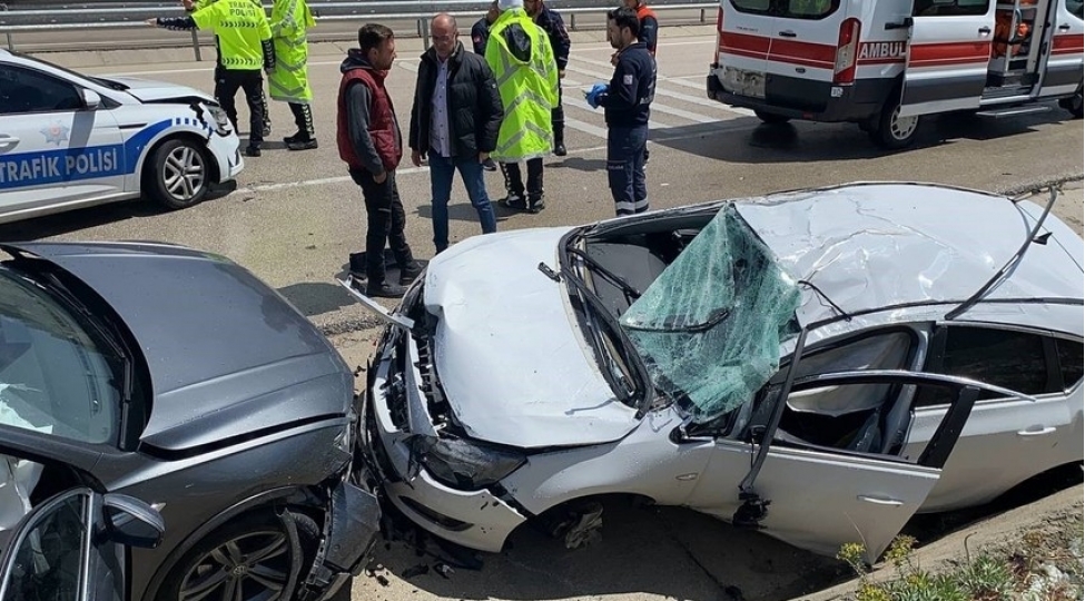 Türkiyədə avtoqəzada 10 nəfər yaralanıb