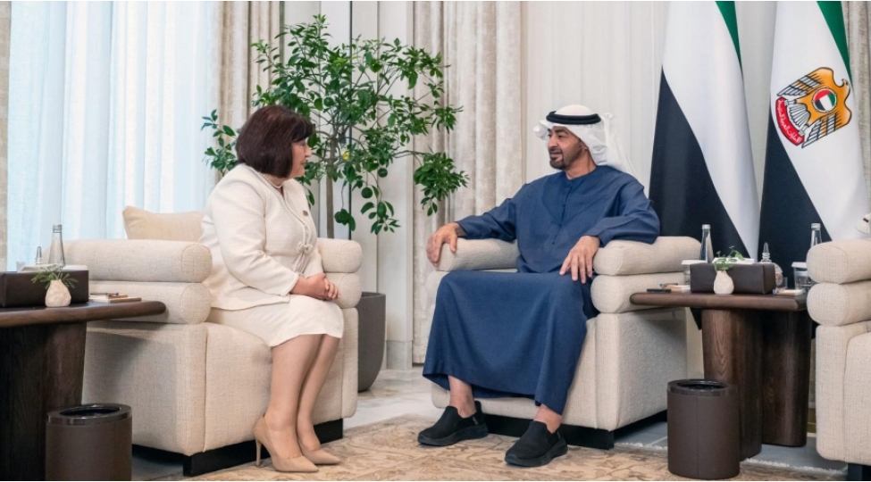 sahibe-qafarova-bee-nin-prezidenti-sheyx-mehemmed-bin-zayed-al-nehyanla-gorushub