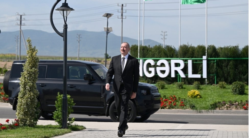 prezident-ilham-eliyev-agdam-rayonunun-kengerli-kendinin-birinci-merhelesinin-achilishinda-ishtirak-edib