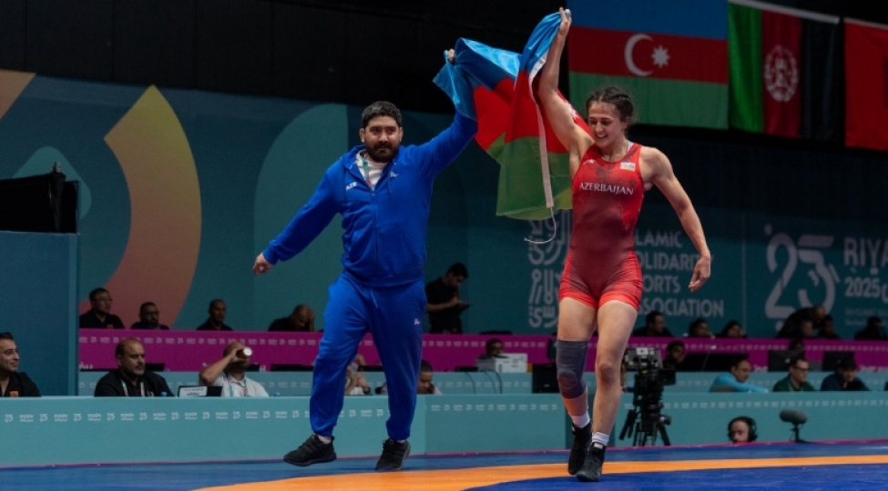 Azərbaycanın qadın güləşçisi İslamiadanın qalibi olub