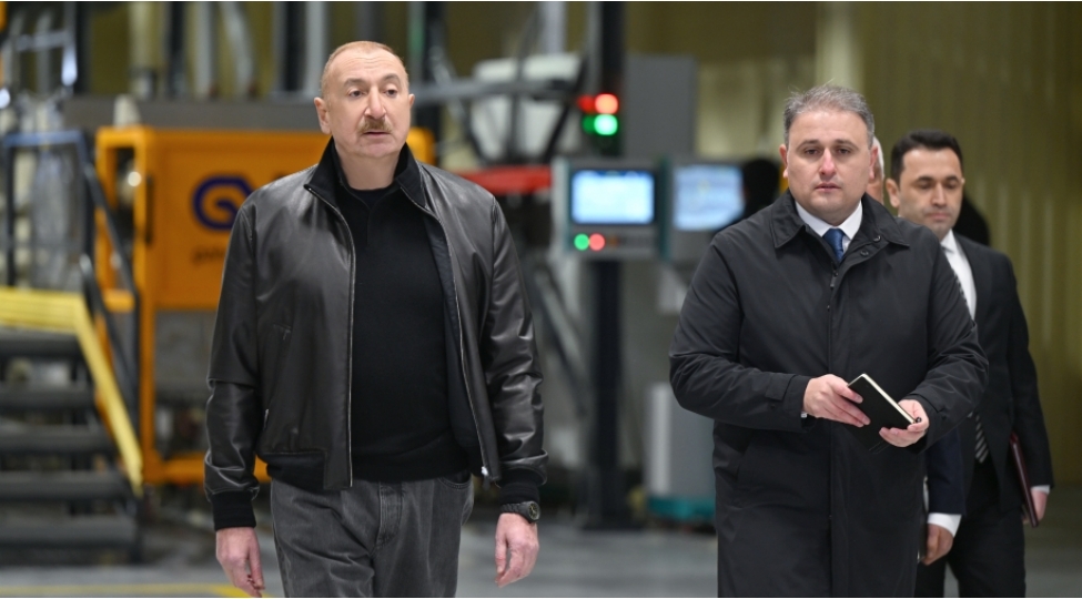 Prezident İlham Əliyev Tərtər elektromexanika zavodunun yenidənqurmadan sonra açılışında iştirak edib -