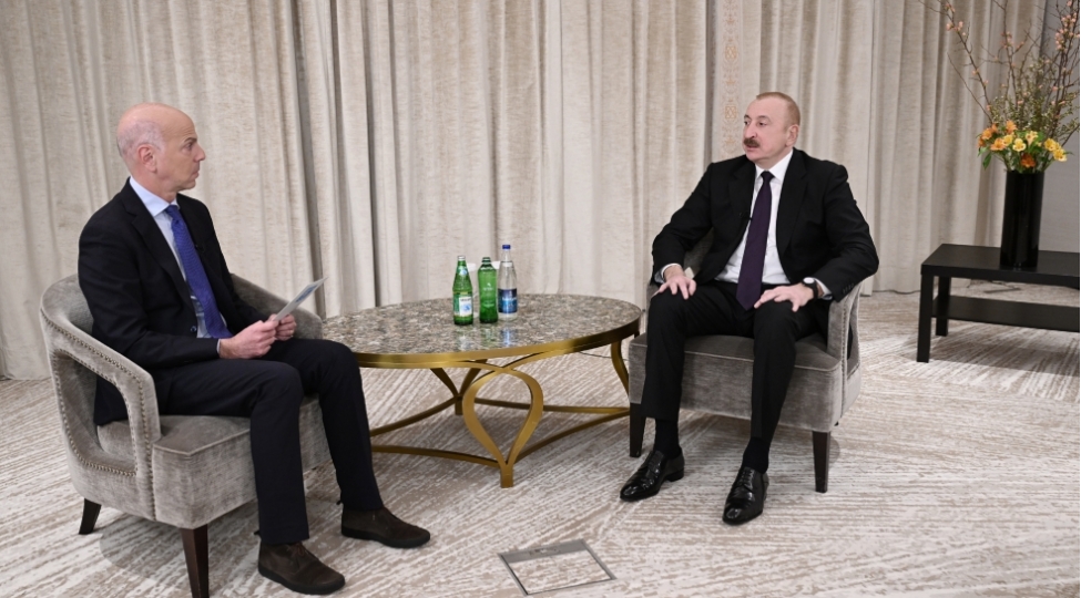 Prezident İlham Əliyev Münxendə “France 24” telekanalına müsahibə verib