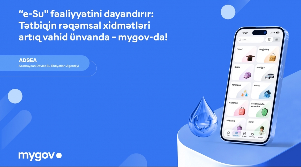 azerbaycan-dovlet-su-ehtiyatlari-agentliyinin-reqemsal-xidmetleri-mygov-platformasina-inteqrasiya-edilir