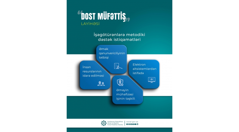 “DOST Müfəttiş” layihəsi üzrə 28 müəssisədə diaqnostik qiymətləndirmə aparılaraq dəstək göstərilib