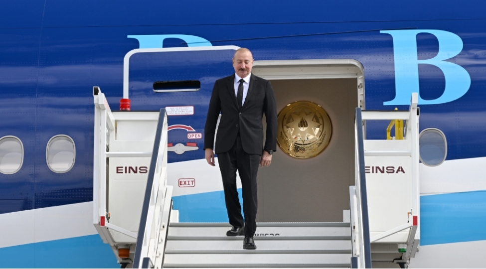 Prezident İlham Əliyev Almaniyaya rəsmi səfər edib